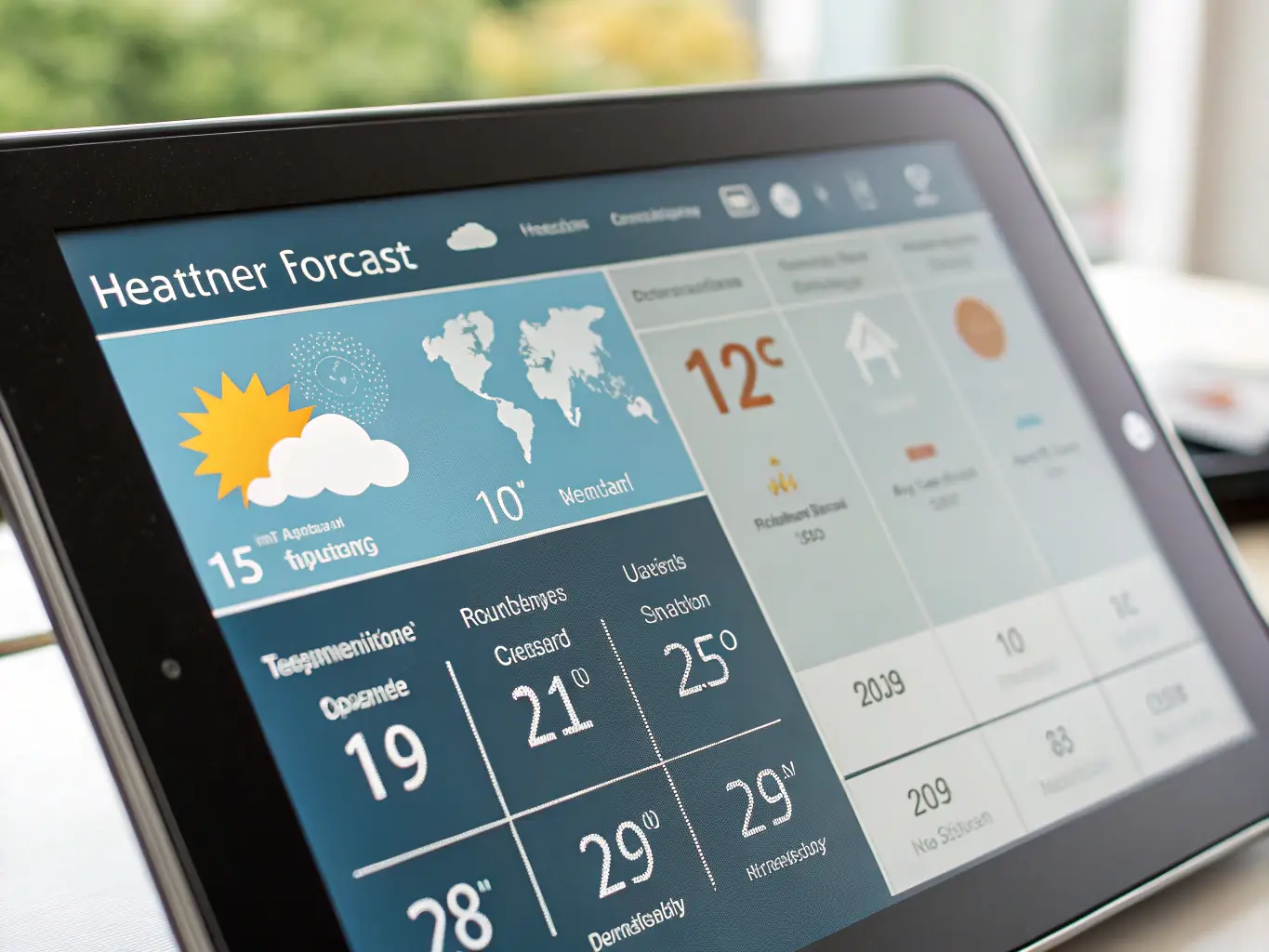 A detailed screenshot of a complex scientific software interface displaying real-time weather data and predictive models, used in meteorological forecasting.