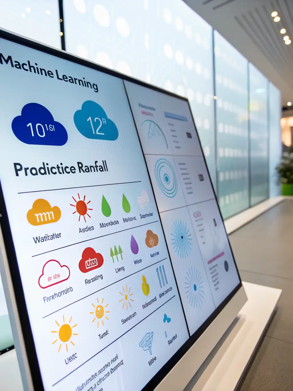 A detailed image of a complex mathematical model visualization, showcasing Innovazione Scienza's expertise in mathematical modeling for weather forecasting.